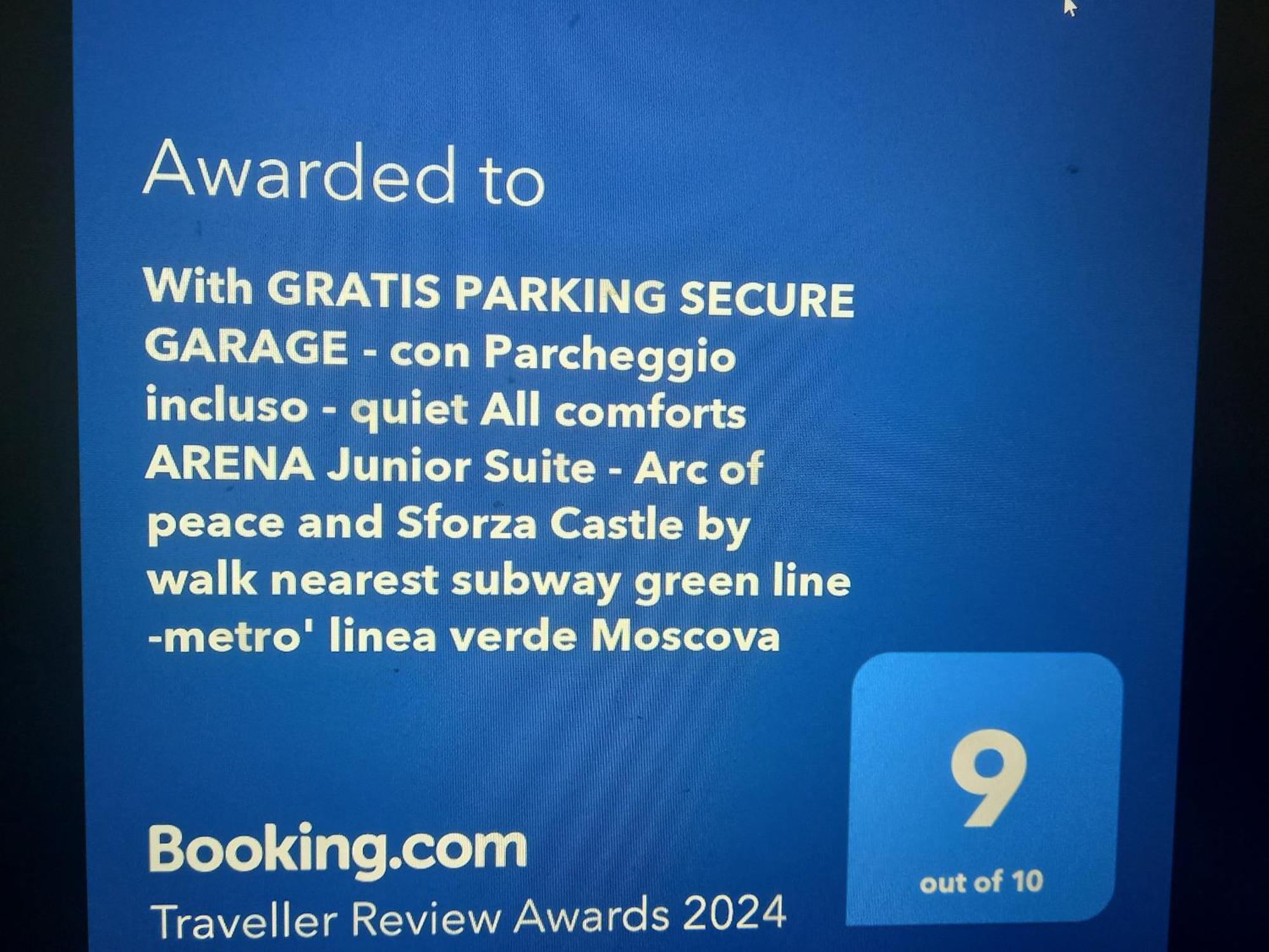 Arena Suite All Comforts - With Free Parking Garage Per Qualified Rate - Con Parcheggio Incluso Per Le Tariffe Qualificanti - Metro Verde Greenline Moscova Milán Exteriér fotografie
